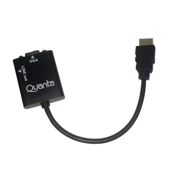 ADAPTADOR QUANTA HDMI A VGA QTHD34