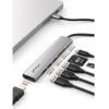 FTX HUB FTX-HBP2-AG7 USB-C 3.0/7 EN 1  4K/5GBPS/HDMI/USB/SD-TF GRIS