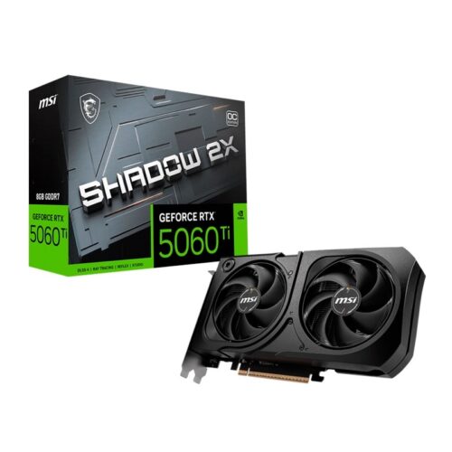 TARJETA GRÁFICA MSI RTX5060TI 8G SHADOW 2X OC PLUS GDDR7 912-V536-023