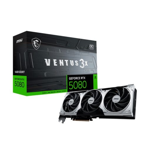TARJETA GRÁFICA MSI RTX5080 16G VENTUS 3X OC PLUS GDDR7 912-V531-293