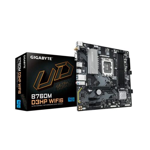 PLACA MADRE GIGABYTE 1700 B760M D3HP WIFI6 DDR5 V/S/R/HDMI/DP/2M2/USB3.2/MATX