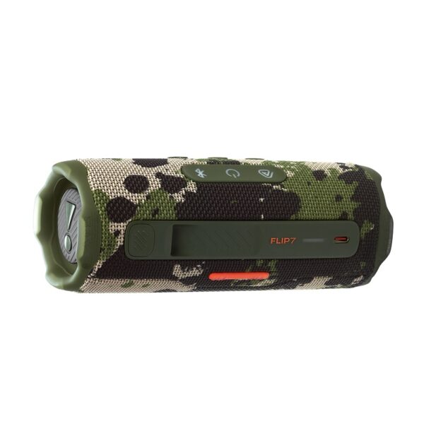 S02-25.jpg PARLANTE JBL FLIP 7 JBLFLIP7SQUADM 35W BT/BAT/IP68/CAMUFLADO