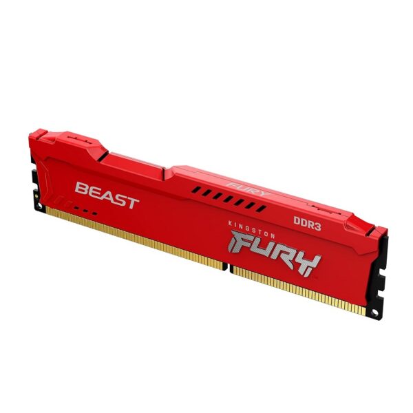 MEMORIA RAM KINGSTON DDR3 8GB 1600 MHZ FURY BEAST RED