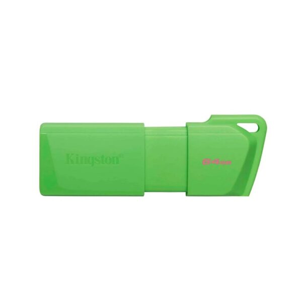 S03-33.jpg PENDRIVE KINGSTON 64GB KC-U2L64-7LG DATATRAVELER EXODIA M VERDE