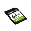 MEMORIA SD KINGSTON 64GB SDS3/64GB 100 CANVAS SELECT PLUS SDXC CLASS 10