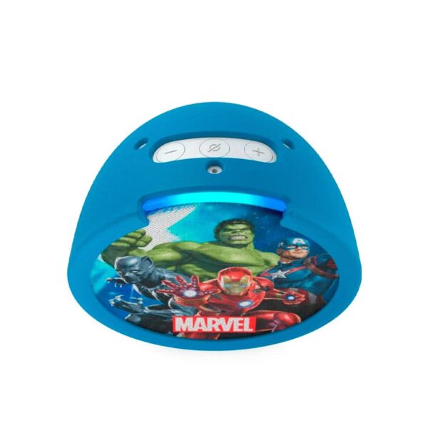S03-6.jpg PARLANTE INTELIGENTE AMAZON ECHO POP EDICION AVENGERS BT/WIFI AZUL 989903
