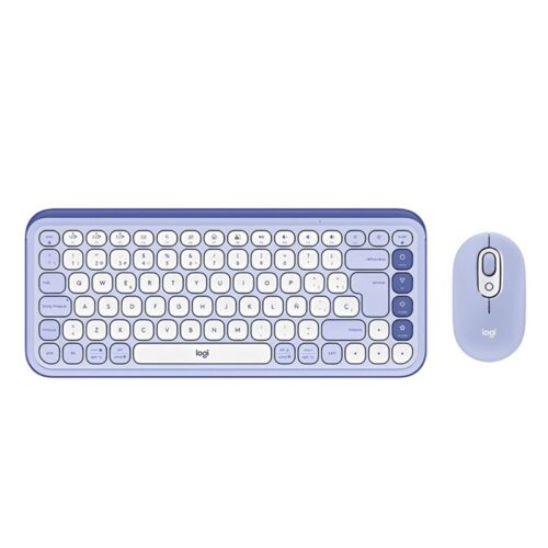 TECLADO LOGITECH 920-013054 POP ICON COMBO WIR LILA
