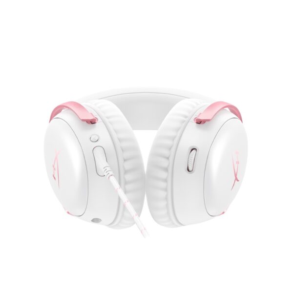 AURICULAR GAMER HYPERX CLOUD III 9W1Q4AA MIC/USBC/USBA/3.5MM/BLAN/ROSA