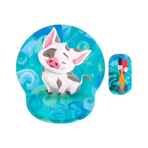 S03-109.jpg MOUSE INALAMBRICO + PAD XTECH XTM-DKT4MO MOANA EDITION