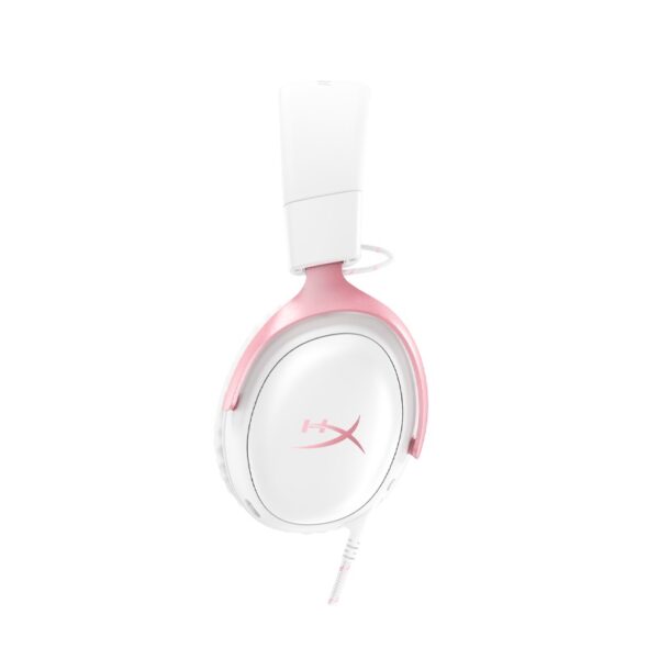 AURICULAR GAMER HYPERX CLOUD III 9W1Q4AA MIC/USBC/USBA/3.5MM/BLAN/ROSA