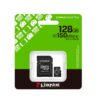 MEMORIA KINGSTON MICRO SD 128GB SDCS3/128GB CANVAS SELECT PLUS CON ADAPTADOR