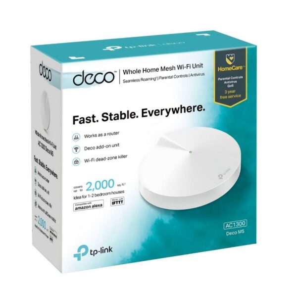 ROUTER TP-LINK DECO M5 AC1300 1 PACK/BLANCO