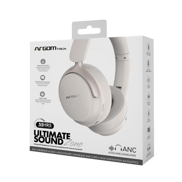 S03.jpg AURICULAR ARGOMTECH ARG-HS-2682BG ULTIMATE SOUND ZONE BLANCO