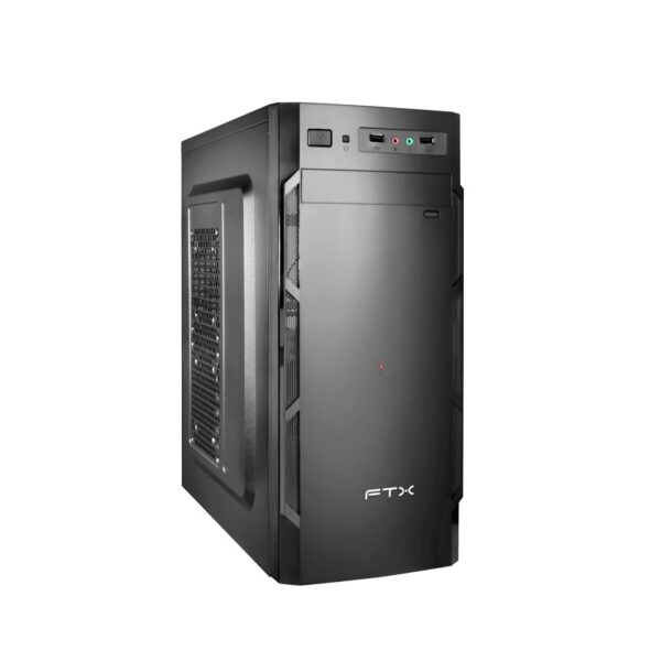 GABINETE FTX FTX3135 CON FUENTE 500W 100-220V USB/AUX/NEGRO