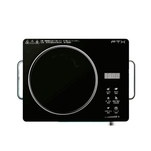 PLACA DE COCINA VITROCERAMICA FTX FEC-1H 3500W DIGITAL/1 HORNALLA/NEGRO CON SELECTOR