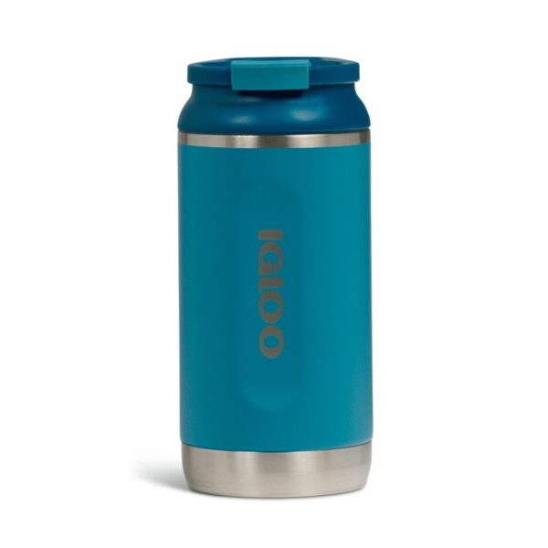 BOTELLA IGLOO 360ML FLIP N SIP AZUL MODERNO CON MANIJA 71383