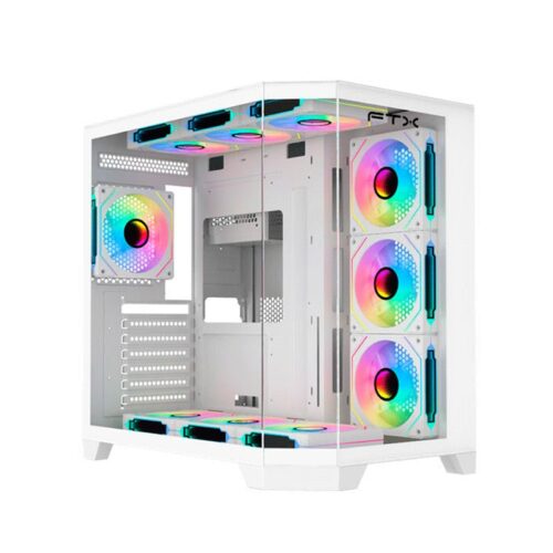 GABINETE GAMER FTX FTX-TANKWH ATX/MATX/MITX BLANCO 121053