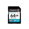 MEMORIA SD KINGSTON 64GB SDG4/64GB CANVAS GO PLUS CLASS 10