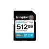 MEMORIA SD KINGSTON 512GB SDG4/512GB CANVAS GO PLUS CLASS 10