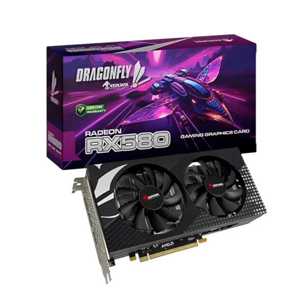 TARJETA GRÁFICA KEEPDATA KDRX580-16GD5B 16GB DRAGONFLY BLACK DDR5 256B
