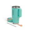VASO TÉRMICO IGLOO 950ML SSTL FLIP 'N' SIP TRAVEL MUG ICE DYE VERDE MENTA 71404 CON PAJITA