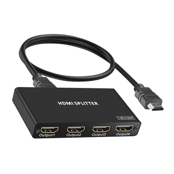 SPLITTER 4 PUERTOS HDMI 1IN + 4OUT