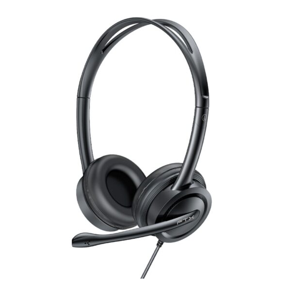 AURICULAR FTX H91-BK USB/MIC/NEGRO C/CONTROL DE VOLUMEN 124788