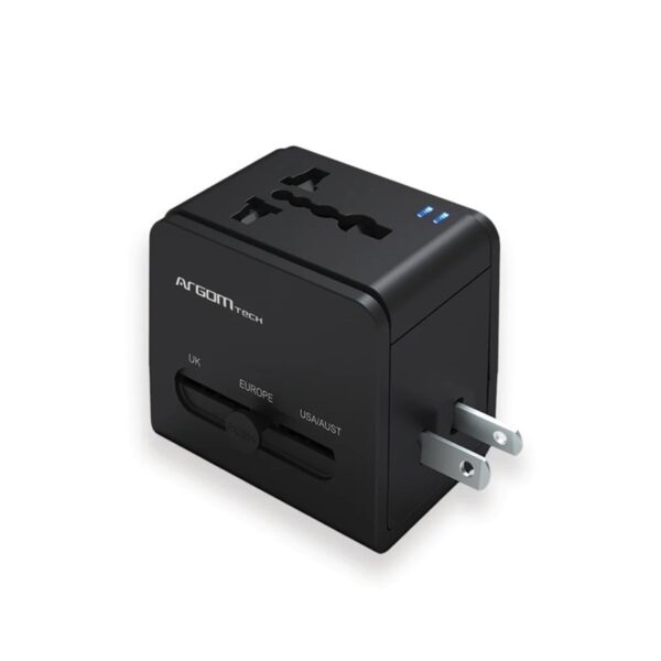 CARGADOR PARA PARED ARGOMTECH ARG-AC-0298BK TIPO C
