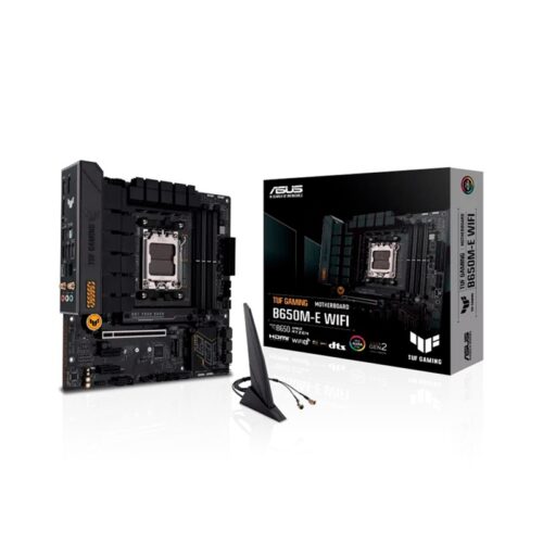 PLACA MADRE ASUS TUF GAMING B650M-E WIFI AM5 DDR5/S/R/HDMI/2DP/2M2/MATX