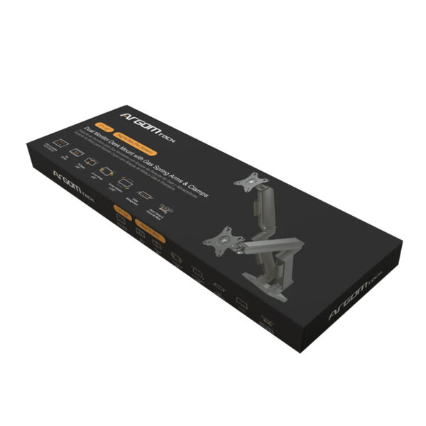 SOPORTE DE ESCRITORIO PARA 2 MONITORES DE 17"-32" ARGOMTECH ARG-BR-1615