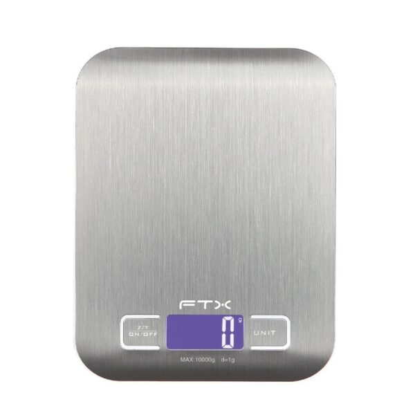 BALANZA DIGITAL DE COCINA FTX KS-101 PLANA/10KG/GRIS