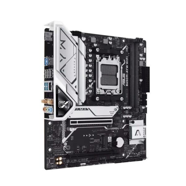 PLACA MADRE ASUS B650M-AYW WIFI AM5 DDR5/S/R/HDMI/2M2/MATX