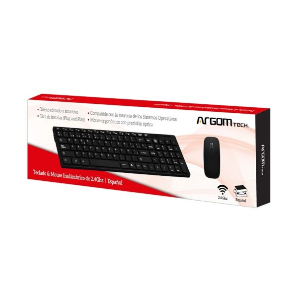TECLADO ARGOMTECH ARG-KB-7436 KIT WIR