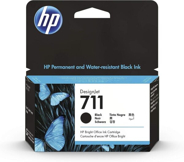 TINTA HP CZ129A 711 NEGRO T120/T520