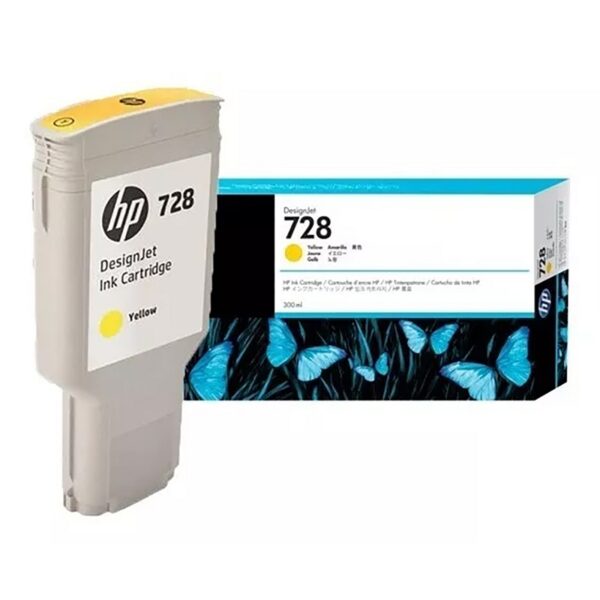 TINTA HP 728 F9K15A 300ML YELLOW