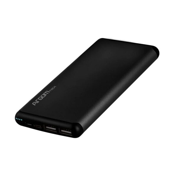 CARGADOR PORTÁTIL ARGOMTECH ARG-PB-1150BK 12000 MAH NEGRO
