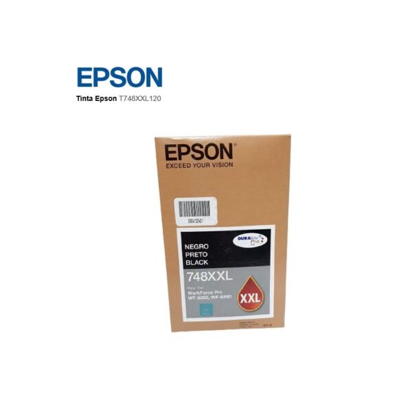 TINTA EPSON T748XXL120-AL NEGRO (WF-6090/6590)
