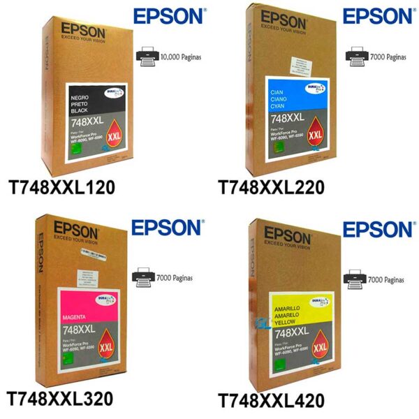 TINTA EPSON T748XXL220-AL CYAN (WF-6090/6590)