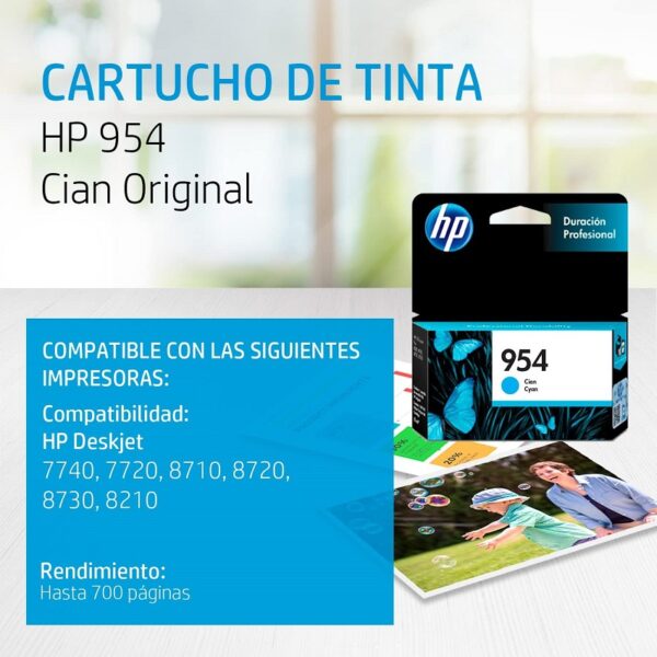 TINTA HP L0S50AL 954 CYAN