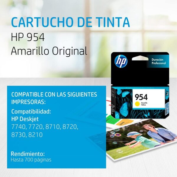 TINTA HP L0S56AL 954 YELLOW