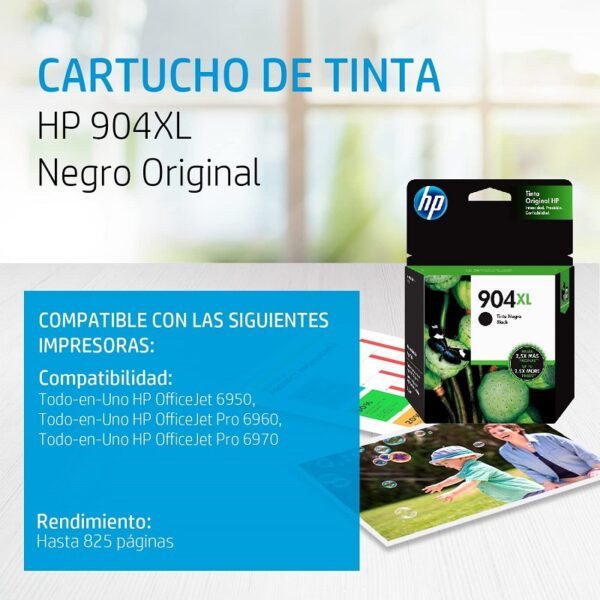 TINTA HP T6M16AL 904XL NEGRO 21.5ML