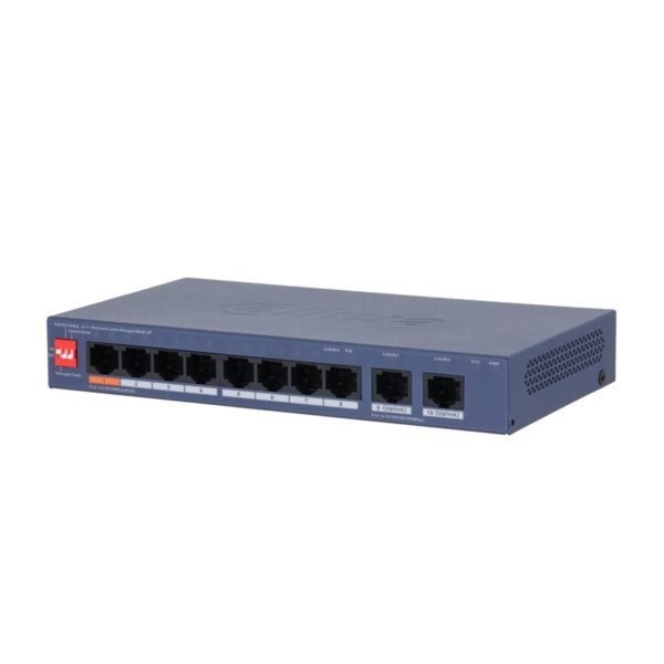 SWITCH DAHUA CS4010-8ET2GT-60 8PTOS PoE