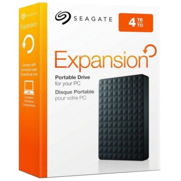 DISCO DURO EXTERNO SEAGATE 4 TB 3.0 USB NEGRO 2.5