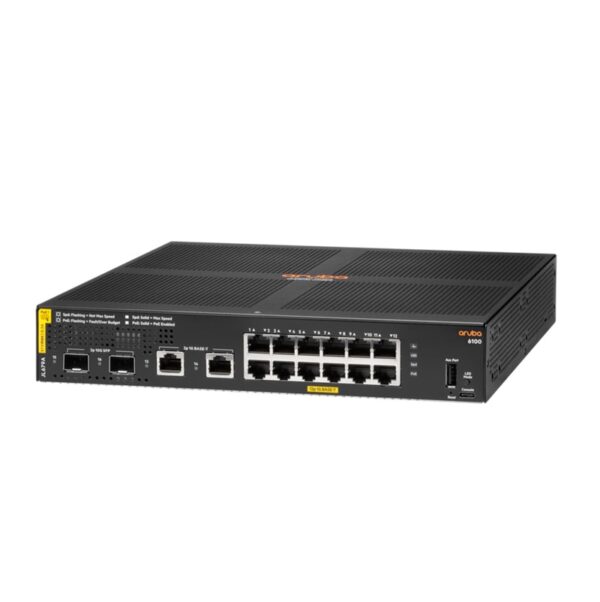 SWITCH HPE ARUBA 6100 12G CL4 2SFP+139W (JL679A)
