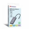 HUB MULTIPUERTO VERBATIM CMH-05 5 PUERTOS USB-C PRO 32150