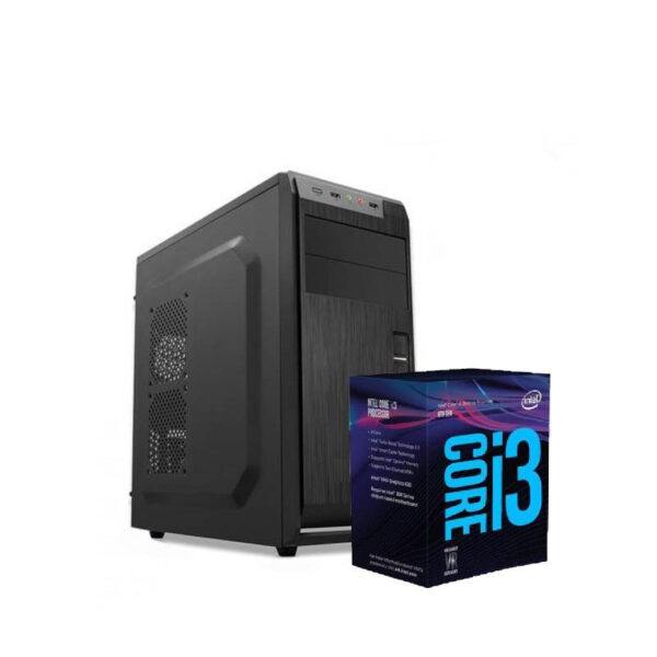 PC E-TECH CORPORATE CI3 10100F/8G/1TB/DVD/W10P/20"