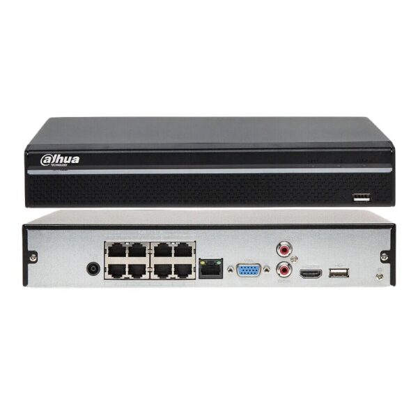 NVR DAHUA 4116HS-8P-4KS2 16CH 8POE 4K 1HDD