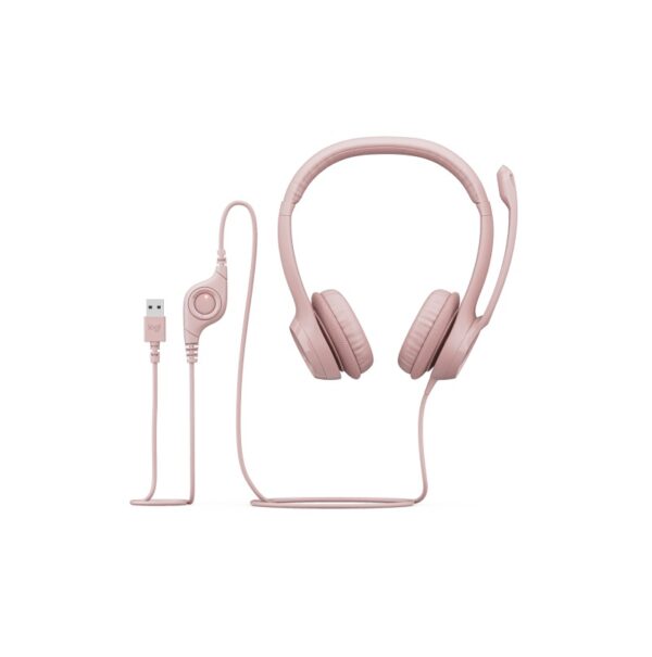 AURICULAR LOGITECH 981-001280 H390 CONFORT ROSA