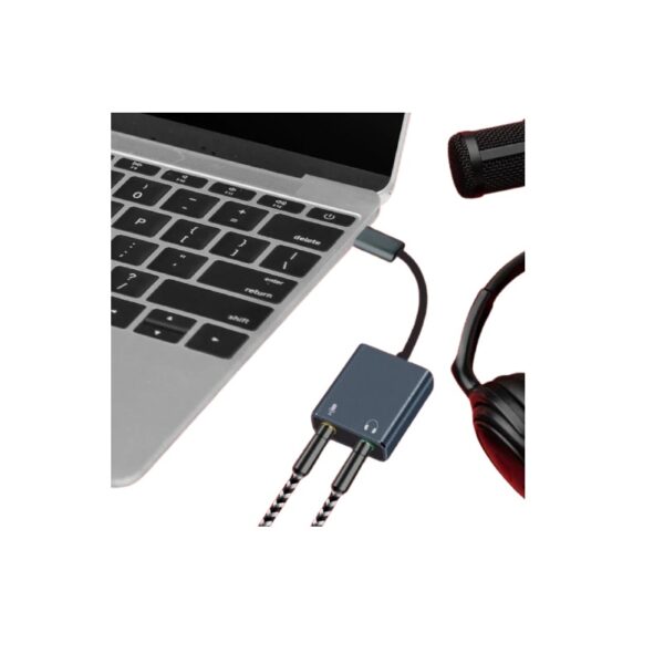 CABLE ARGOMTECH ARG-CB-0066 ADAPT TIPO C A SONIDO ESTEREO
