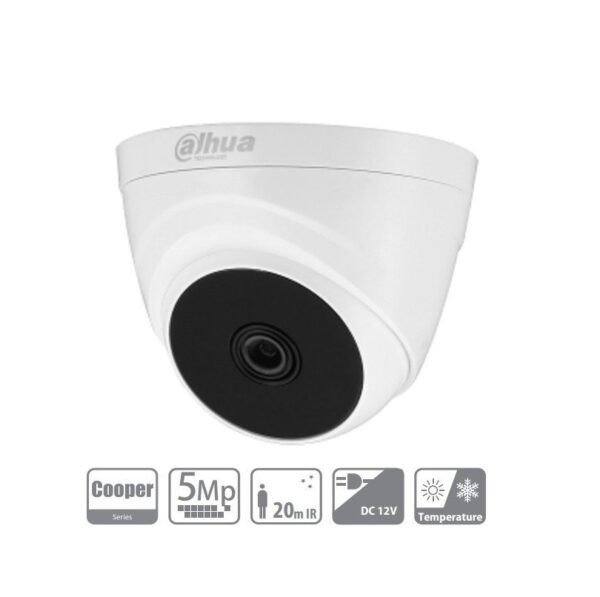 CÁMARA DAHUA T1A51P DOMO 5MP 2.8MM 20M